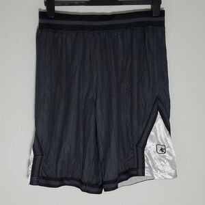 And1 black and white medium athletic shorts